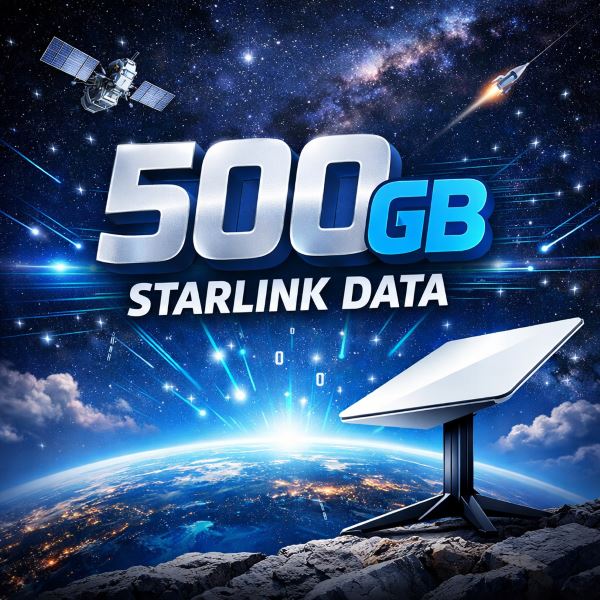 500GB Starlink data